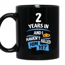 2 years anniversary gift idea for 2nd wedding Mug Black