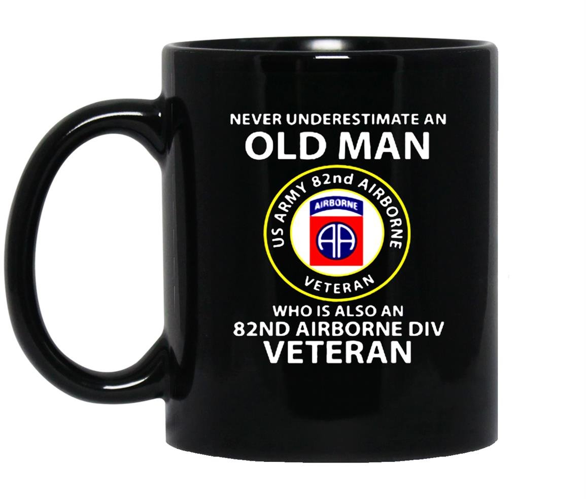 82nd airborne division veteran Mug Black