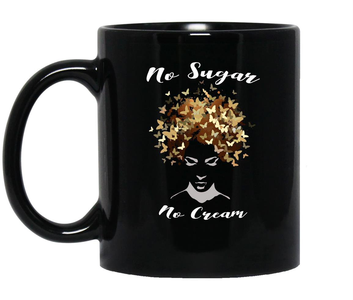 Afro sugar no cream pride melanin Mug Black