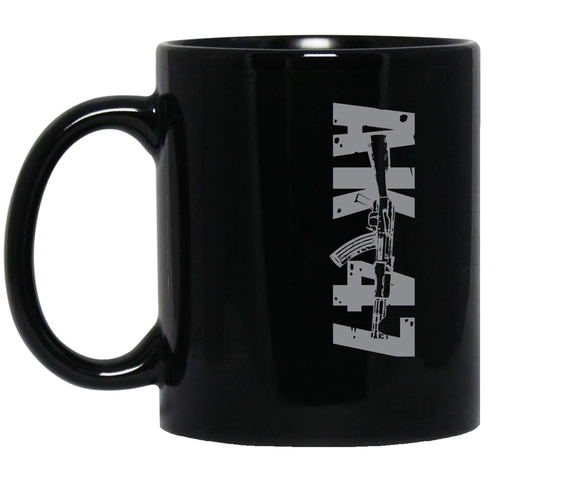 Ak47 my gun come get it usa bear arms 2nd amend Mug Black