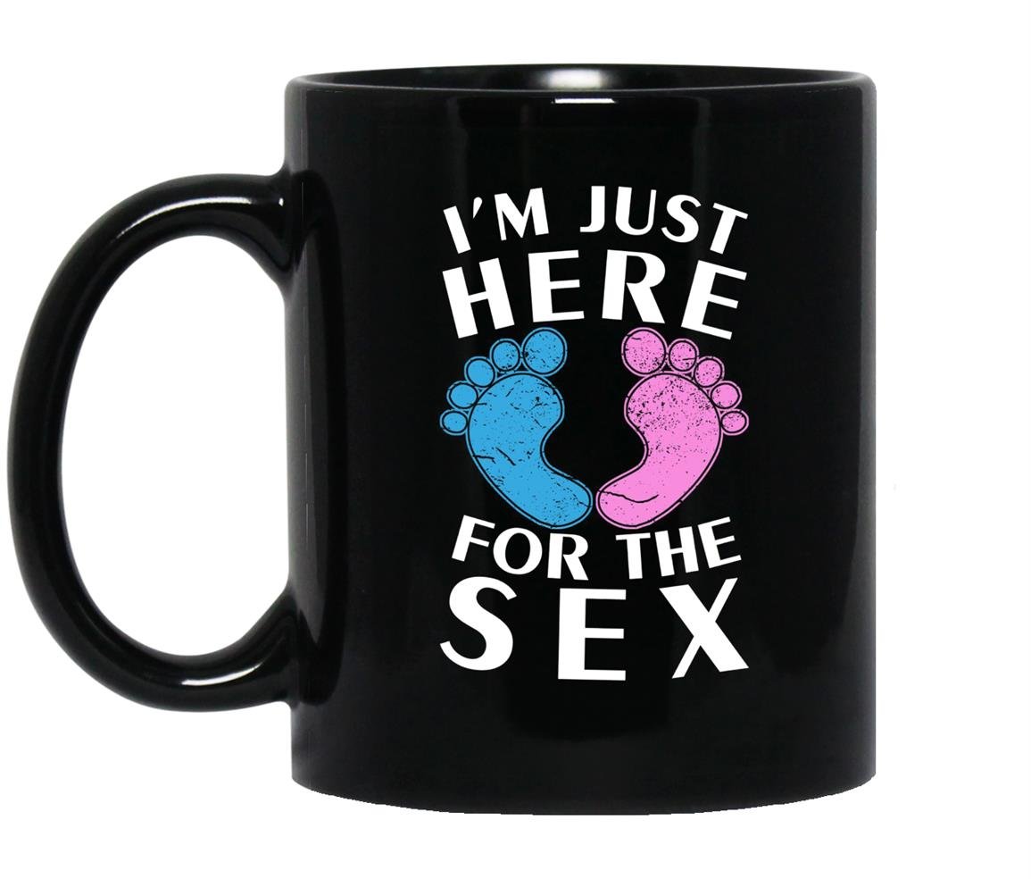 Baby shower gender reveal Mug Black