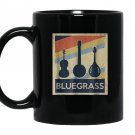 Grass vintage music instruments retro Mug Black