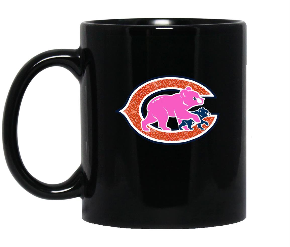 Chicago breast cancer awareness month mama bears Mug Black