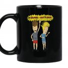 Classic beavis and butt head rockin Mug Black