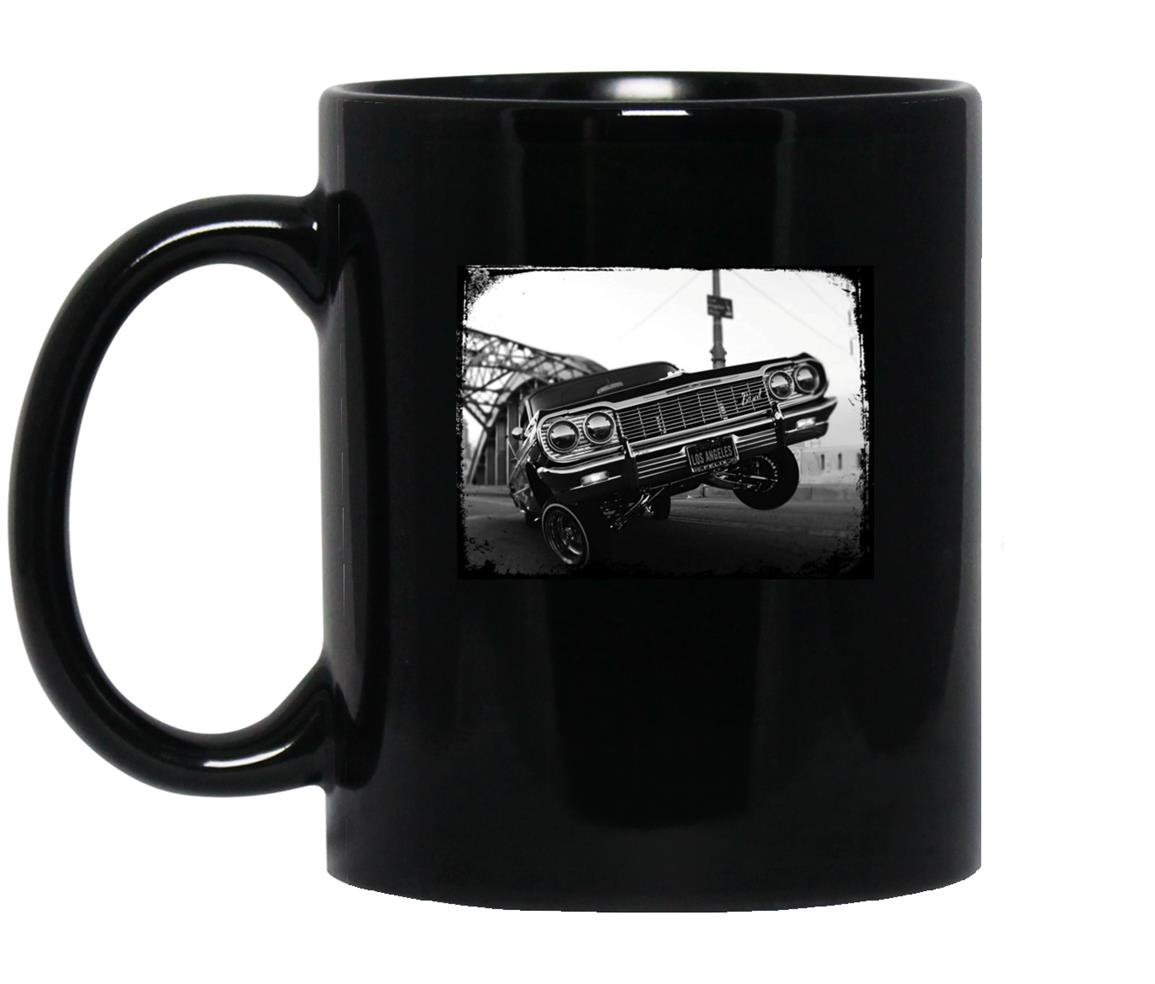 Classic los angeles old school lowrider Mug Black
