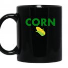 Corn the simple corny corn cob Mug Black