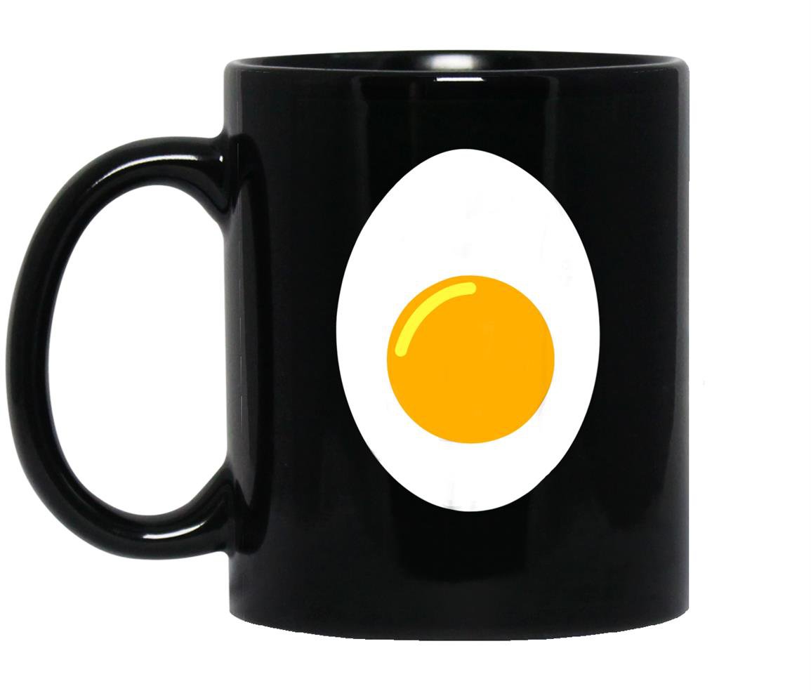 Deviled egg costume add devil horns and tail halloween Mug Black
