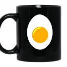 Deviled egg costume add devil horns and tail halloween Mug Black