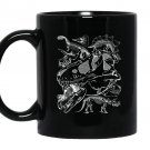 Dinosaur bones perfect for dinosaur fans Mug Black