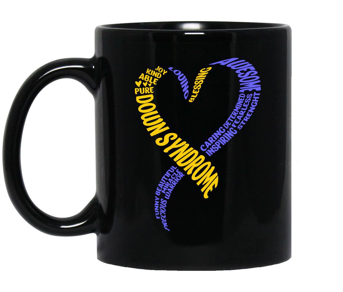 Down syndrome Mug Black