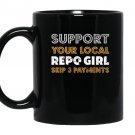 Female repo agent funny repossession Mug Black