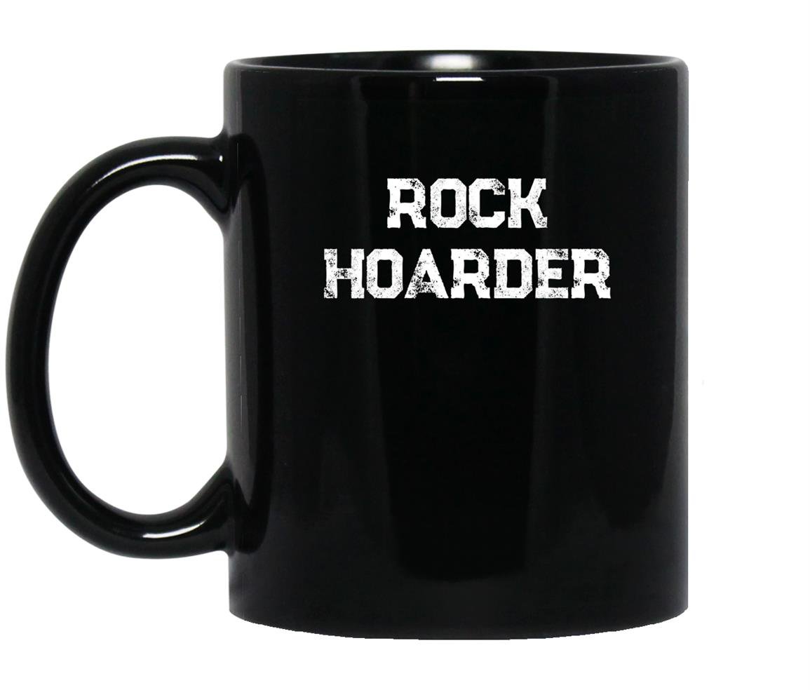Funny rock hound collector Mug Black