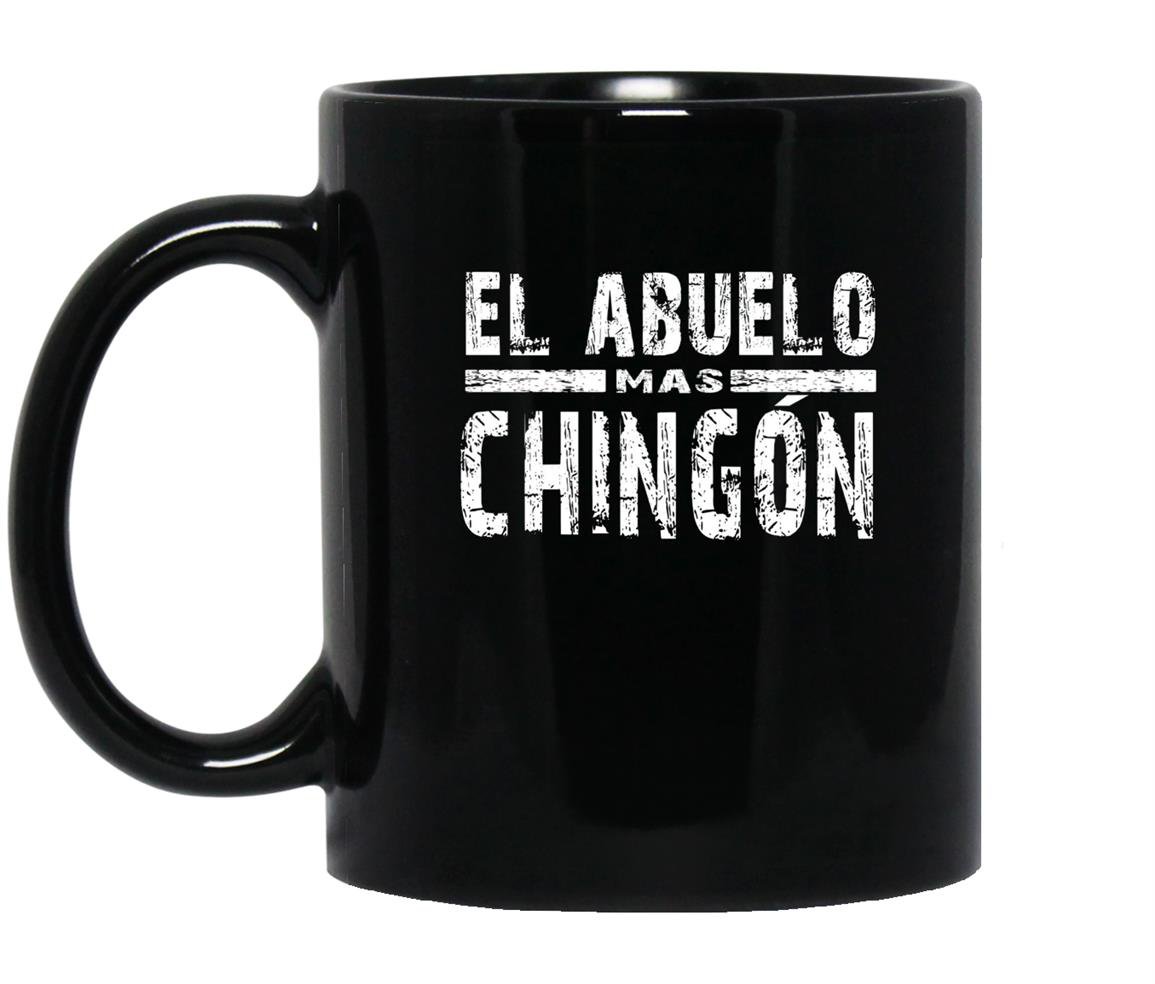 Funny spanish el abuelo mas chingon Mug Black