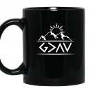 God is greater than the highs and lows christian Mug Black
