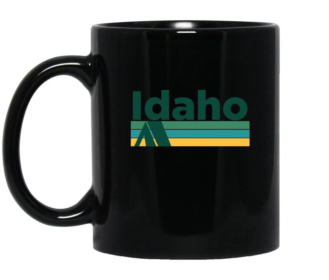 Idaho retro camping idaho Mug Black