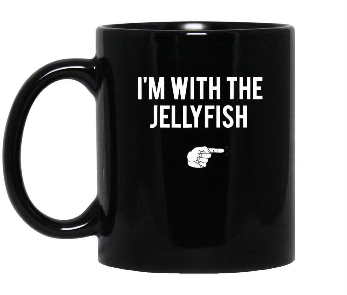 Im with jellyfish halloween costume funny couples Mug Black