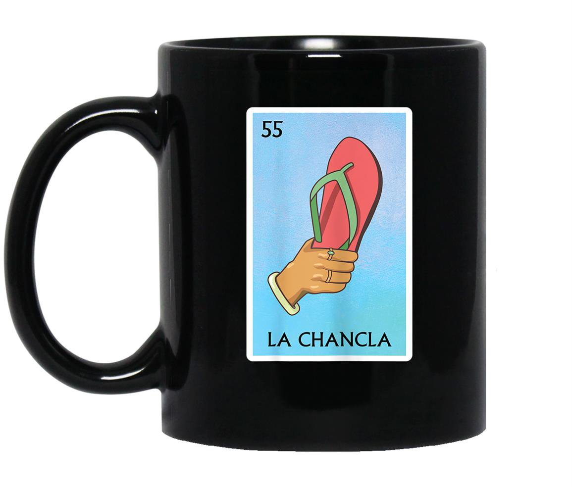 La chancla funny mexico loteria card Mug Black
