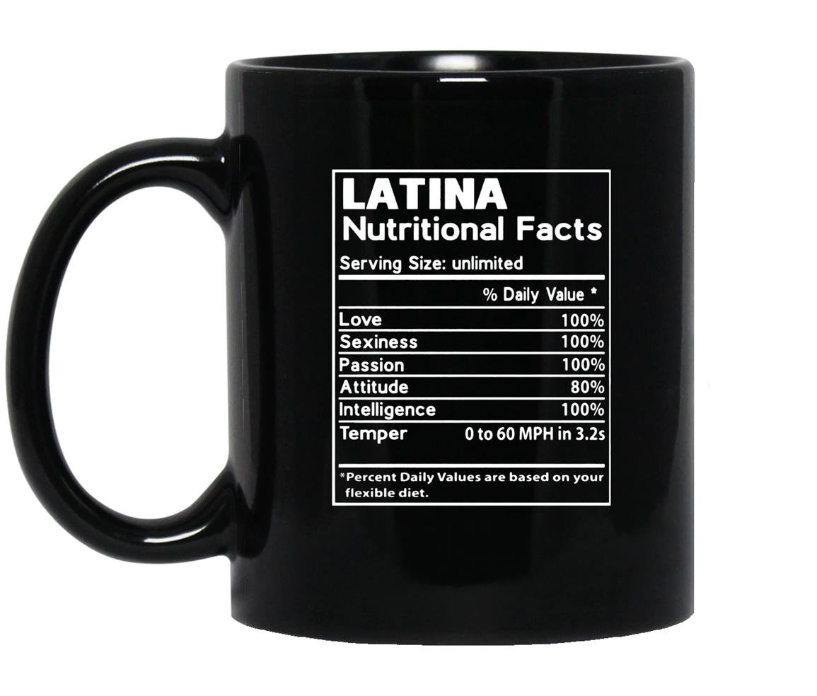 Latina nutritional fatcs Mug Black