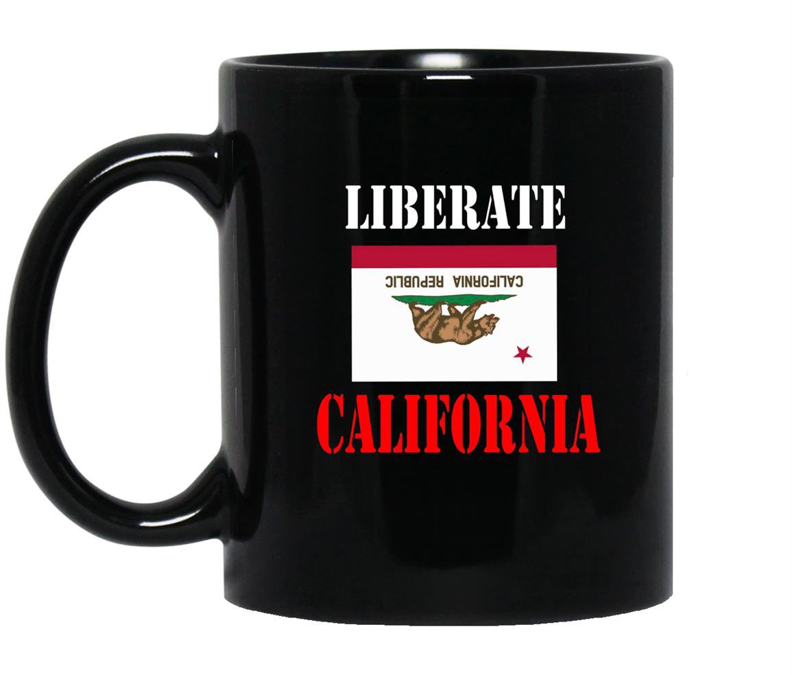 Liberate california Mug Black