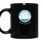 Marthas vineyard ma salt water heals everything Mug Black