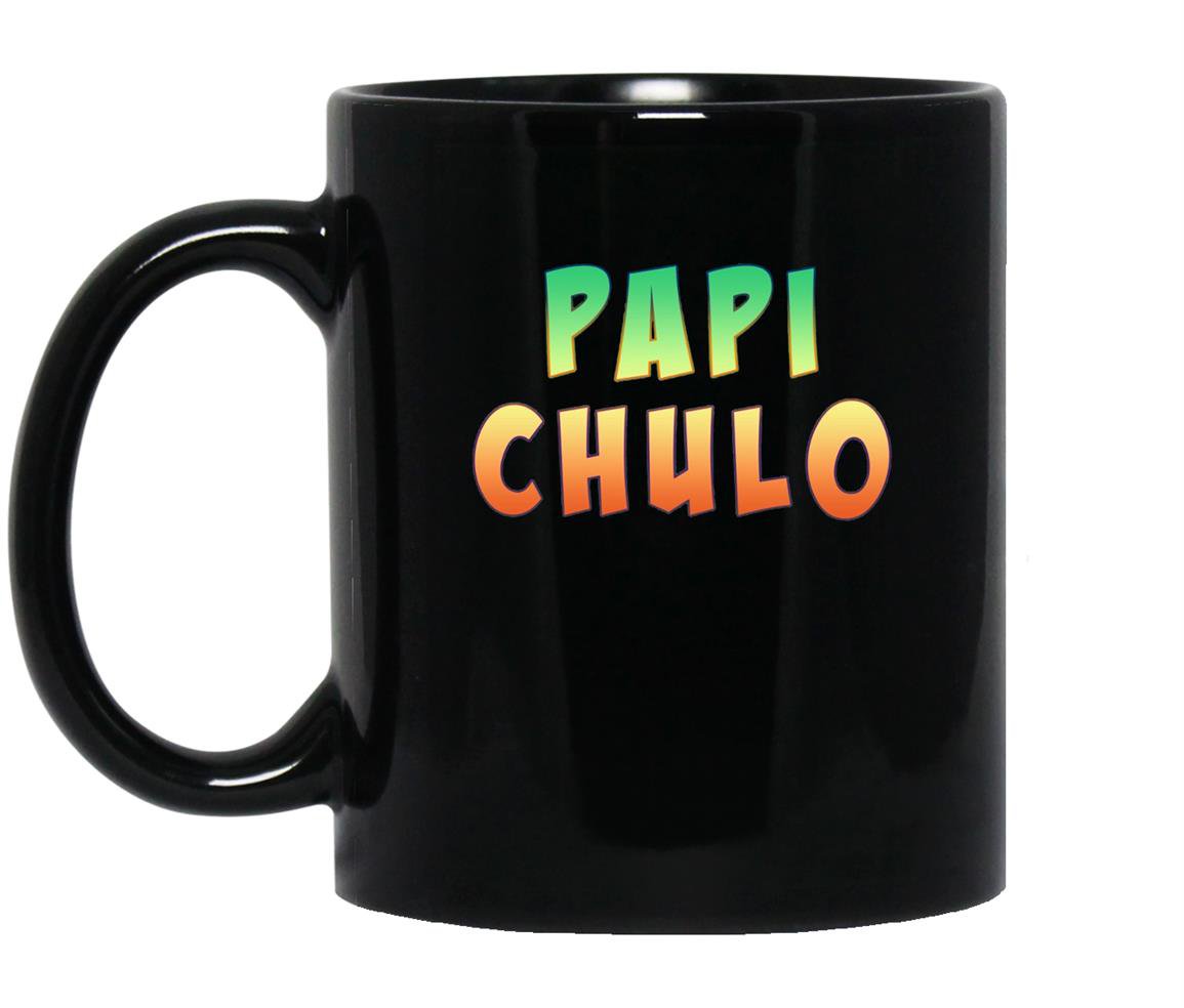 Papi chulo cool padre colorful Mug Black