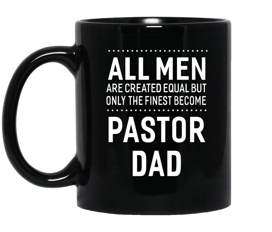 Pastor dad funny sayings christian gift Mug Black