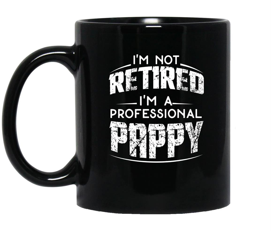 Retirement gifts for pappy fathers day Mug Black