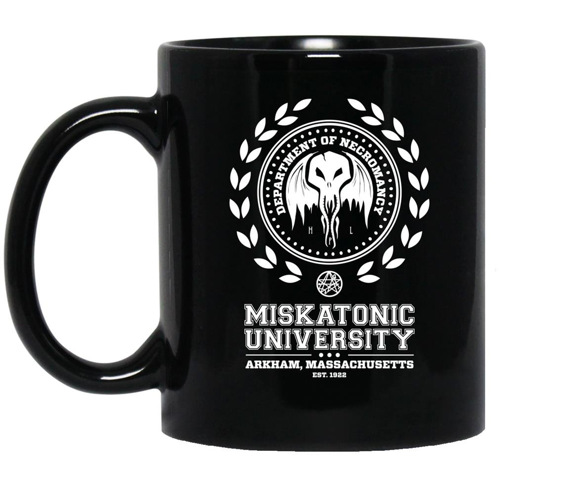 Miskatonic university cthulhu mythos lovecraft Mug Black