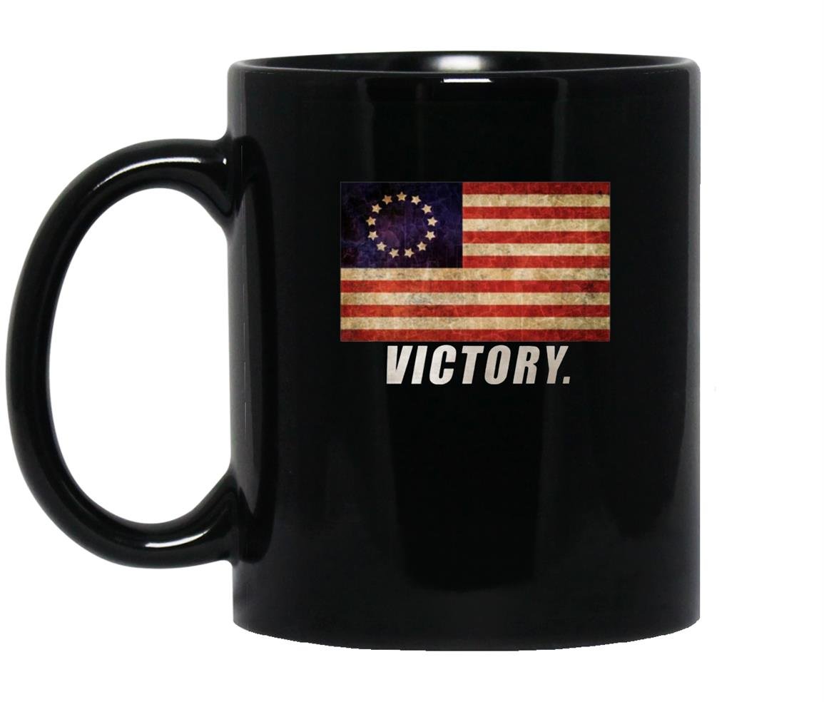 Nine line betsy ross flag victory Mug Black