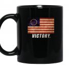 Nine line betsy ross flag victory Mug Black