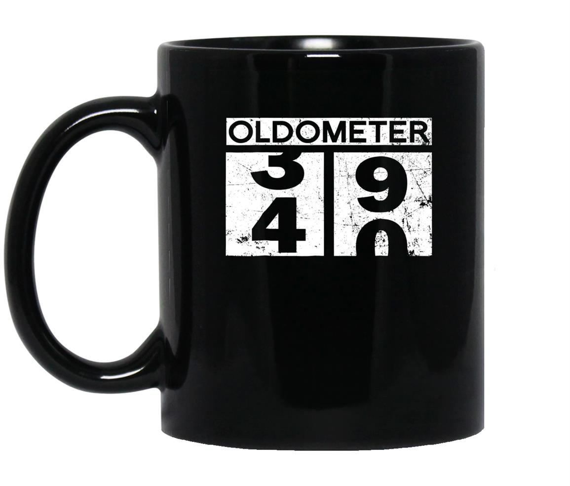 Oldometer 40 40th birthday gift Mug Black