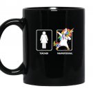 Paraprofessional unicorn dabbing funny dab gift Mug Black