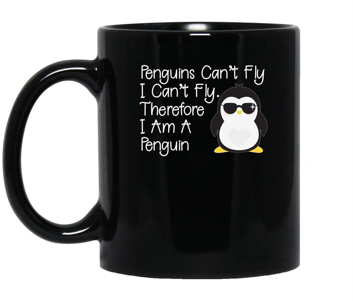 Penguins can’t fly penguin penguin Mug Black