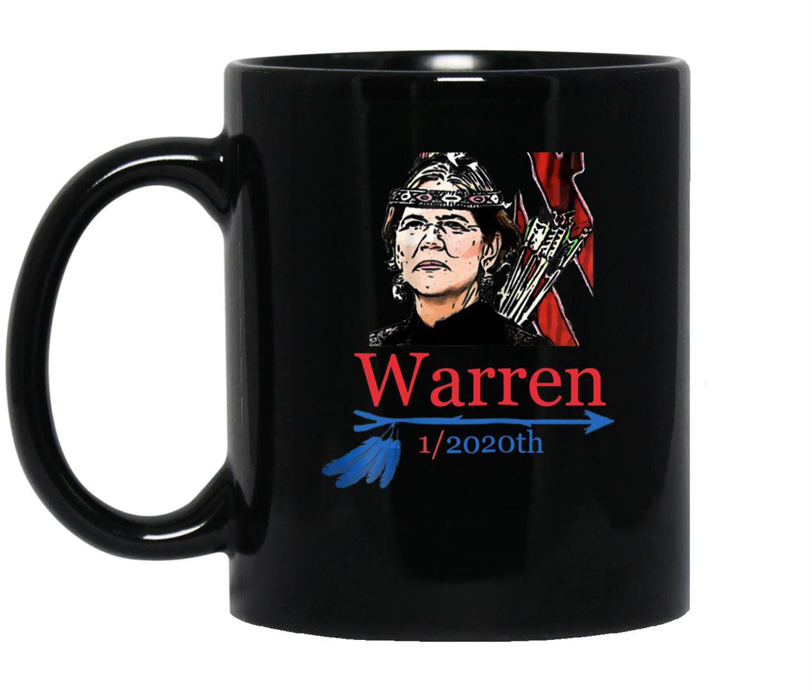 Pocahontas 2020 elizabeth warren for president funny 1 2020 Mug Black