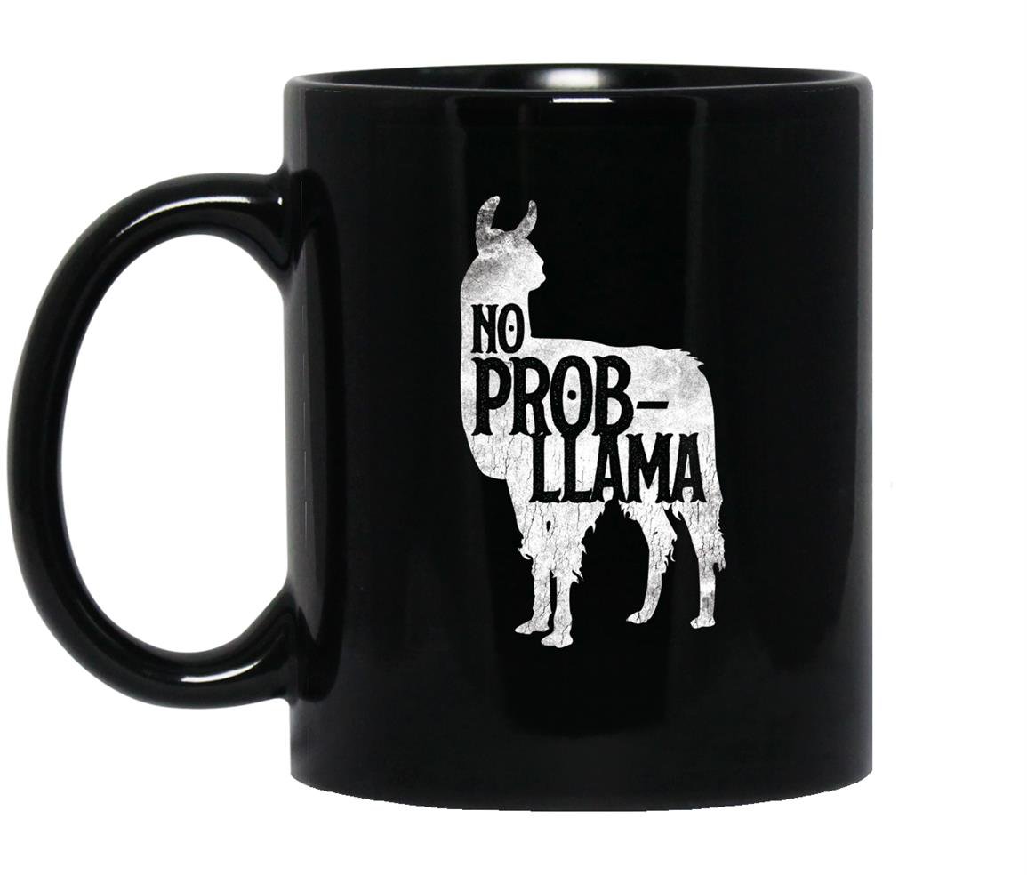 Prob llama llamas costume heather Mug Black