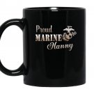 Proud marine nanny Mug Black