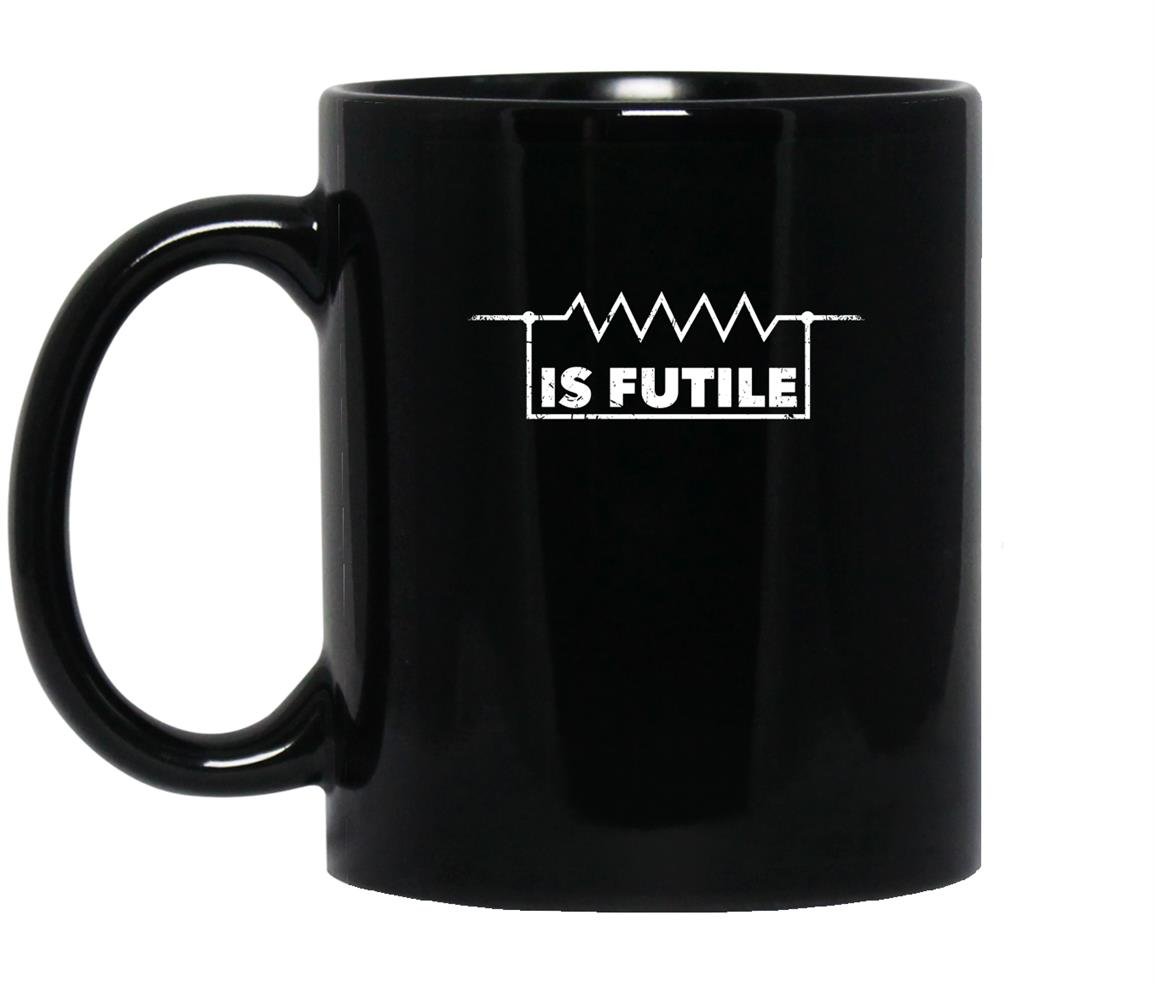 Resistance futile electrical engineering Mug Black