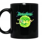 Rick morty portal glow lightning logo Mug Black