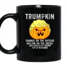 Trumpkin orange on the outside hollow on the inside Mug Black