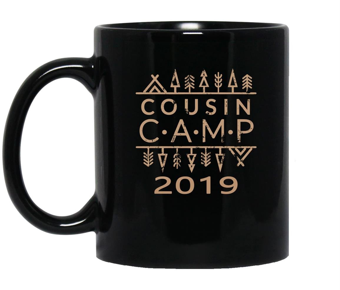 Vintage family camp cousin camp 2019 Mug Black