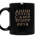 Vintage family camp cousin camp 2019 Mug Black