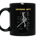 Voyager space probe nasa 1977 mission Mug Black