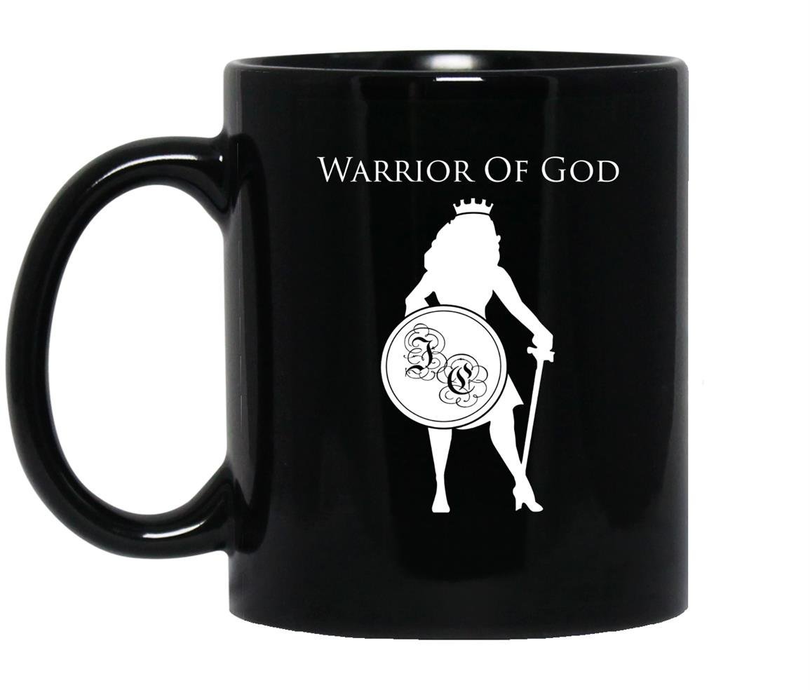 Warrior of god christian armor of god fearless Mug Black