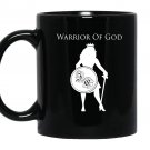 Warrior of god christian armor of god fearless Mug Black