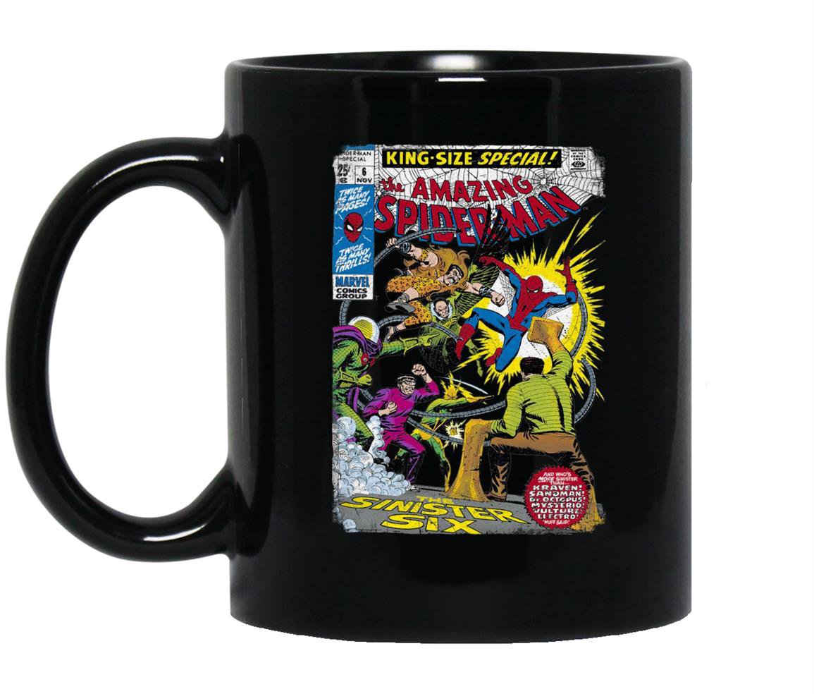 Spider man sinister graphic Mug Black
