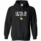 18th birthday gift funny gamer level 18 unlocked Hoodie