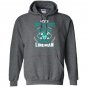 An old man who is also a lineman lineman Hoodie