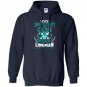 An old man who is also a lineman lineman Hoodie