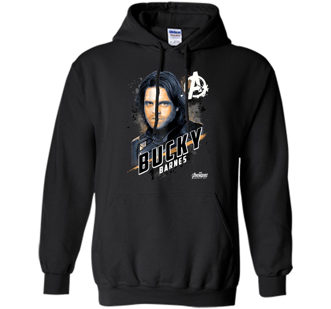 Avengers infinity war bucky barnes graphic Hoodie