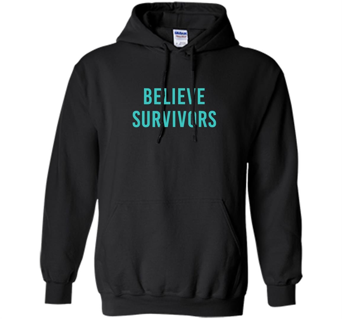 Believe survivors feminist metoo protest march Hoodie
